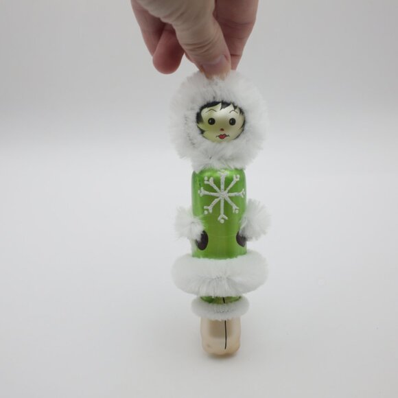 Soffieria De Carlini Eskimo Ornament Blown Glass Green Outfit - Made in Italy - Picture 3 of 11